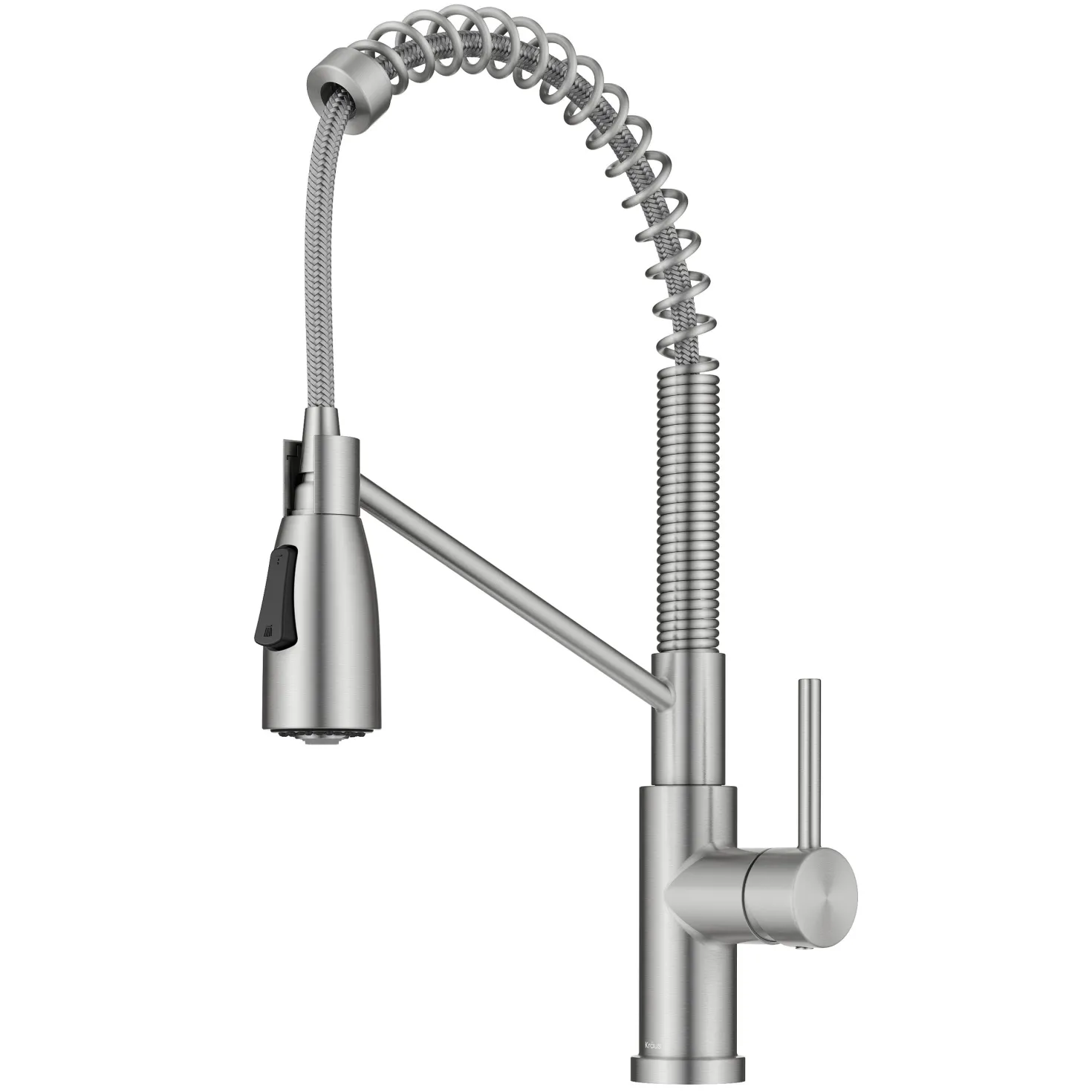 KRAUS Coda Commercial Style Single Handle Pull Down Kitchen Faucet in Spot-Free Stainless Steel