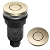 KRAUS Contemporary Flat Top Garbage Disposal Air Switch Button in Antique Champagne Bronze