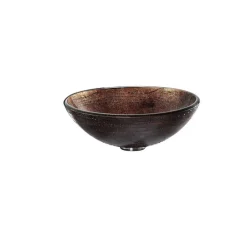 KRAUS Copper Illusion Glass Vessel Bathroom Sink with PU-MR