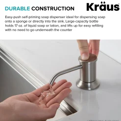 KRAUS Deck Mount Kitchen Soap Dispenser