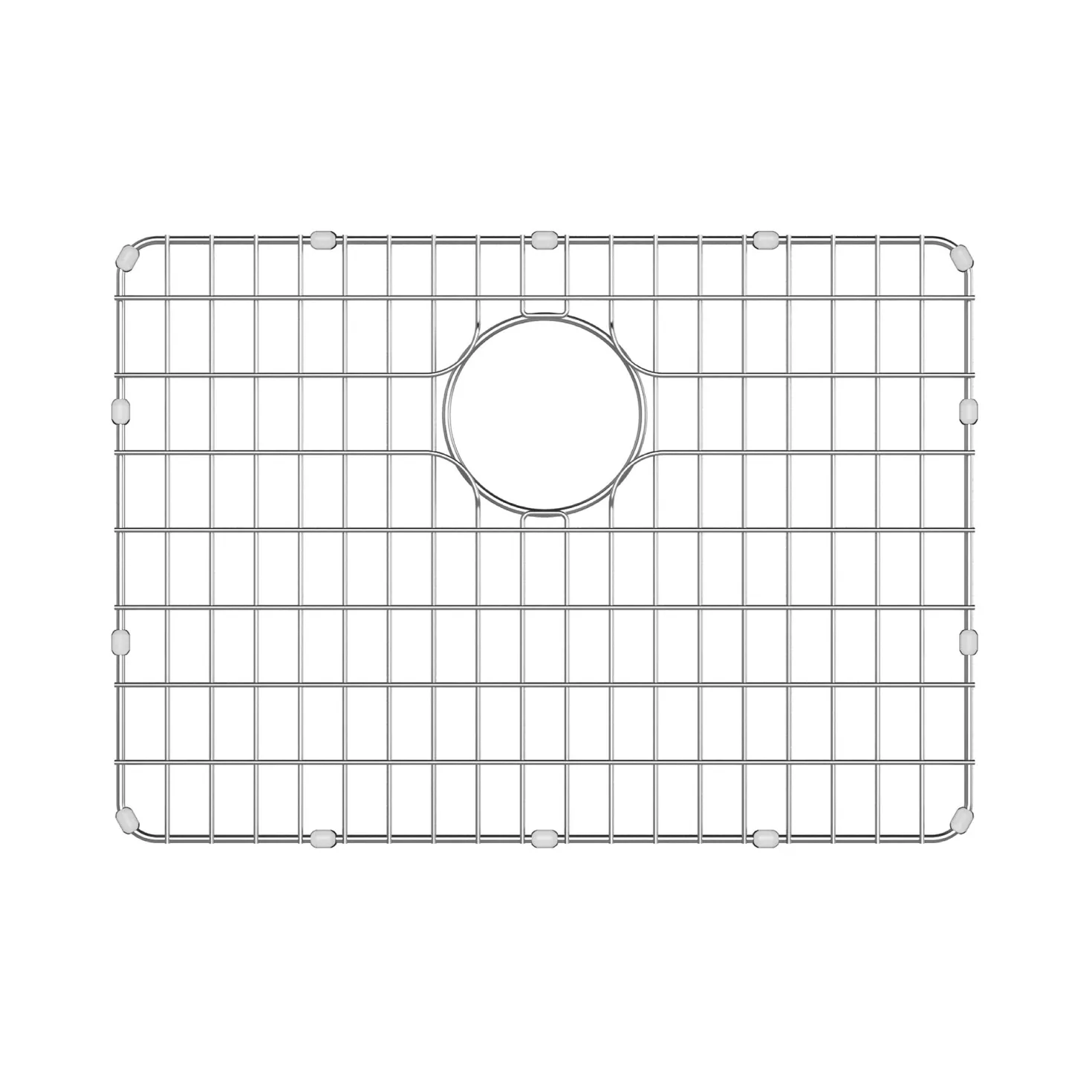 KRAUS Dex Series 25-Inch Stainless Steel Kitchen Sink Bottom Grid with Soft Rubber Bumpers