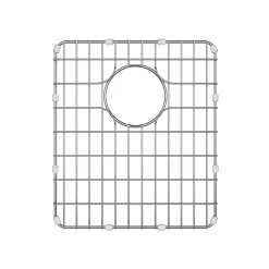 KRAUS Dex Series 17 Inch Stainless Steel Kitchen Sink Bottom Grid with Soft Rubber Bumpers