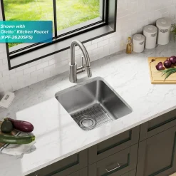 KRAUS Dex 17" Undermount 16 Gauge Stainless Steel Kitchen Sink
