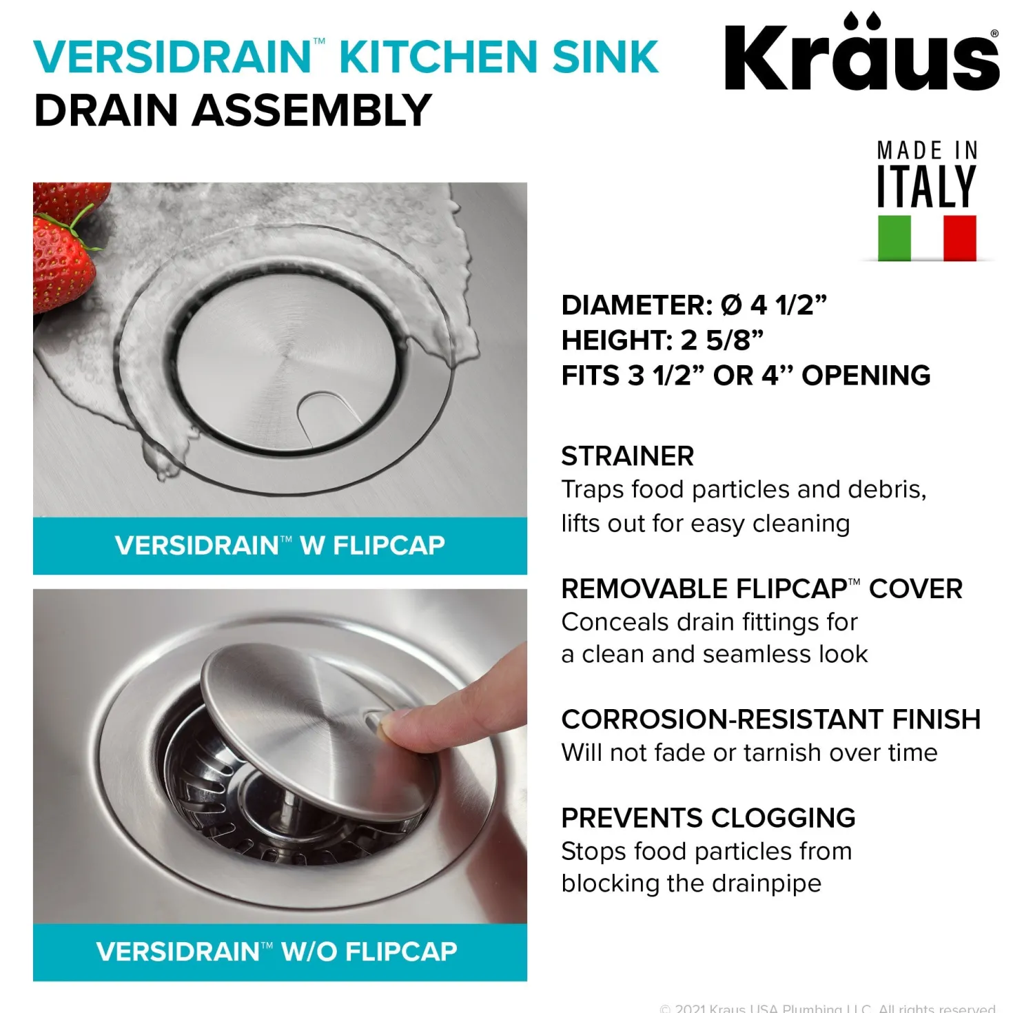 KRAUS Dex 17" Undermount 16 Gauge Stainless Steel Kitchen Sink