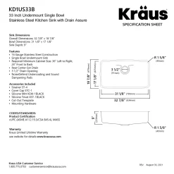 KRAUS Dex 33