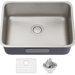 KRAUS Dex 25" Undermount 16 Gauge Stainless Steel Kitchen Sink