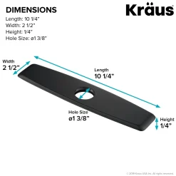 KRAUS DP02 Deck Plate for Kitchen Faucet