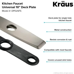 KRAUS DP02 Deck Plate for Kitchen Faucet