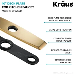 KRAUS DP02 Deck Plate for Kitchen Faucet