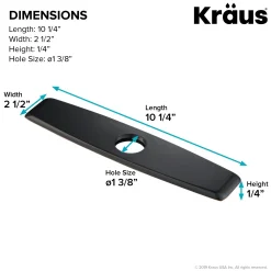 KRAUS DP02 Deck Plate for Kitchen Faucet