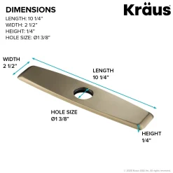 KRAUS DP02 Deck Plate for Kitchen Faucet