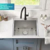 KRAUS 22" Drop-in 16 Gauge Stainless Steel Laundry Utility Sink