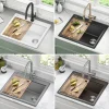KRAUS 25” Drop-In Granite Composite Workstation Kitchen Sink in White