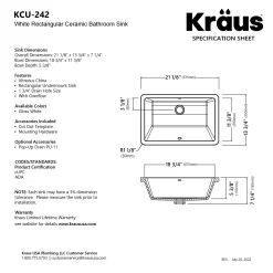 KRAUS Elavo 21-1/8