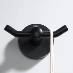 KRAUS Elie Bathroom Robe and Towel Double Hook