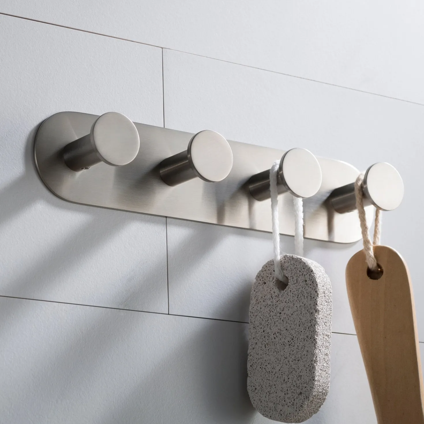 KRAUS Elie Bathroom Robe and Towel Hook Rack with 4 Hooks