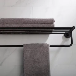 KRAUS Elie Bathroom Shelf with Towel Bar
