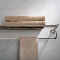 KRAUS Elie Bathroom Shelf with Towel Bar