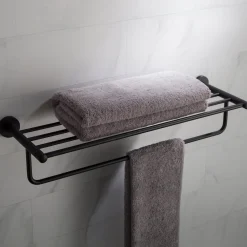 KRAUS Elie Bathroom Shelf with Towel Bar