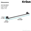 KRAUS Elie Bathroom Towel Bar