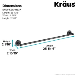 KRAUS Elie Bathroom Towel Bar