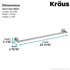 KRAUS Elie Bathroom Towel Bar