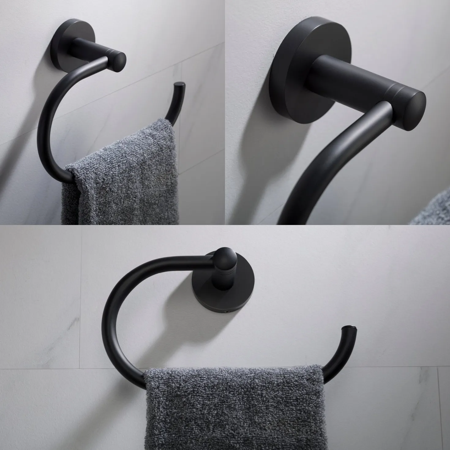KRAUS Elie Bathroom Towel Ring