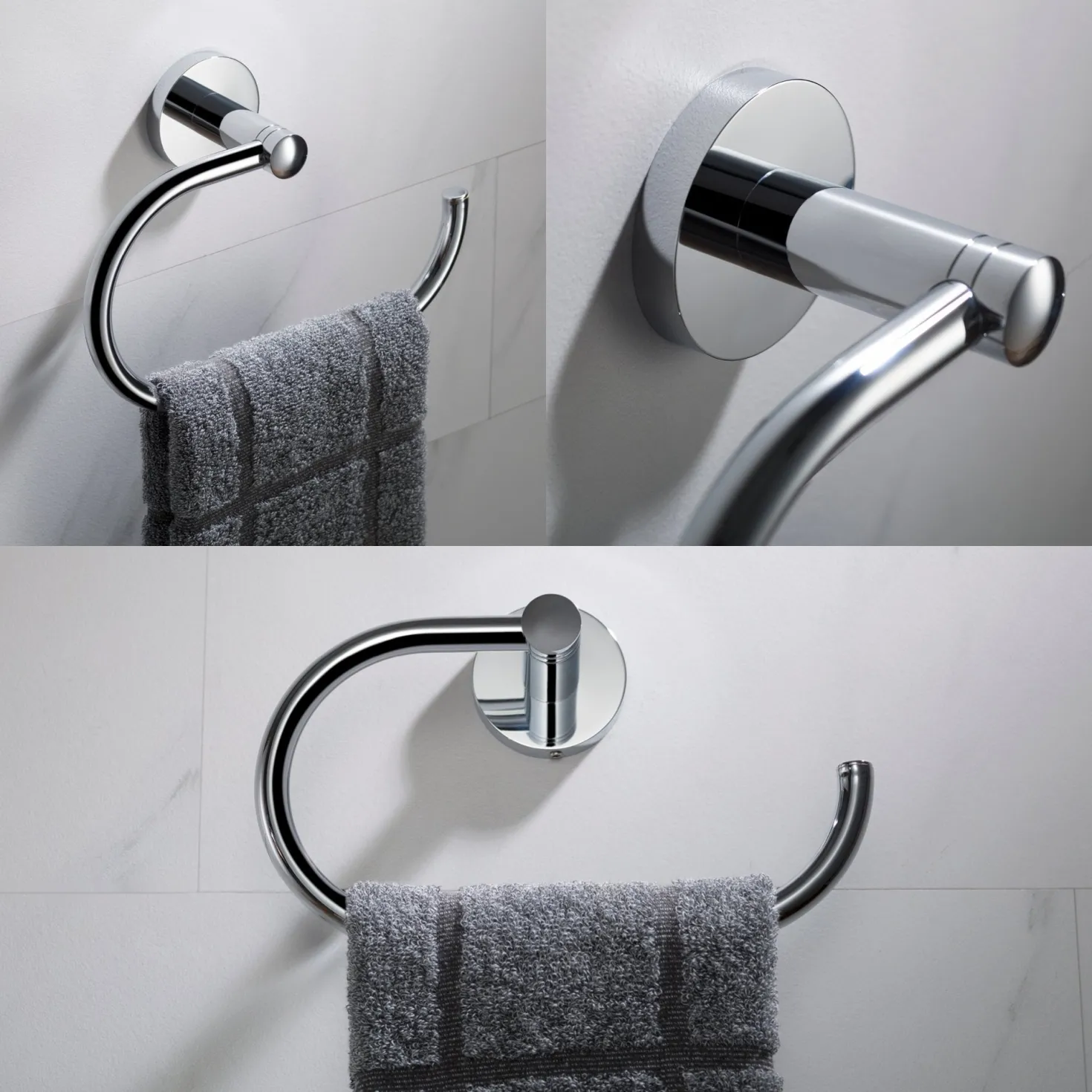 KRAUS Elie Bathroom Towel Ring
