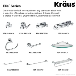 KRAUS Elie Corner Bathroom Shelf