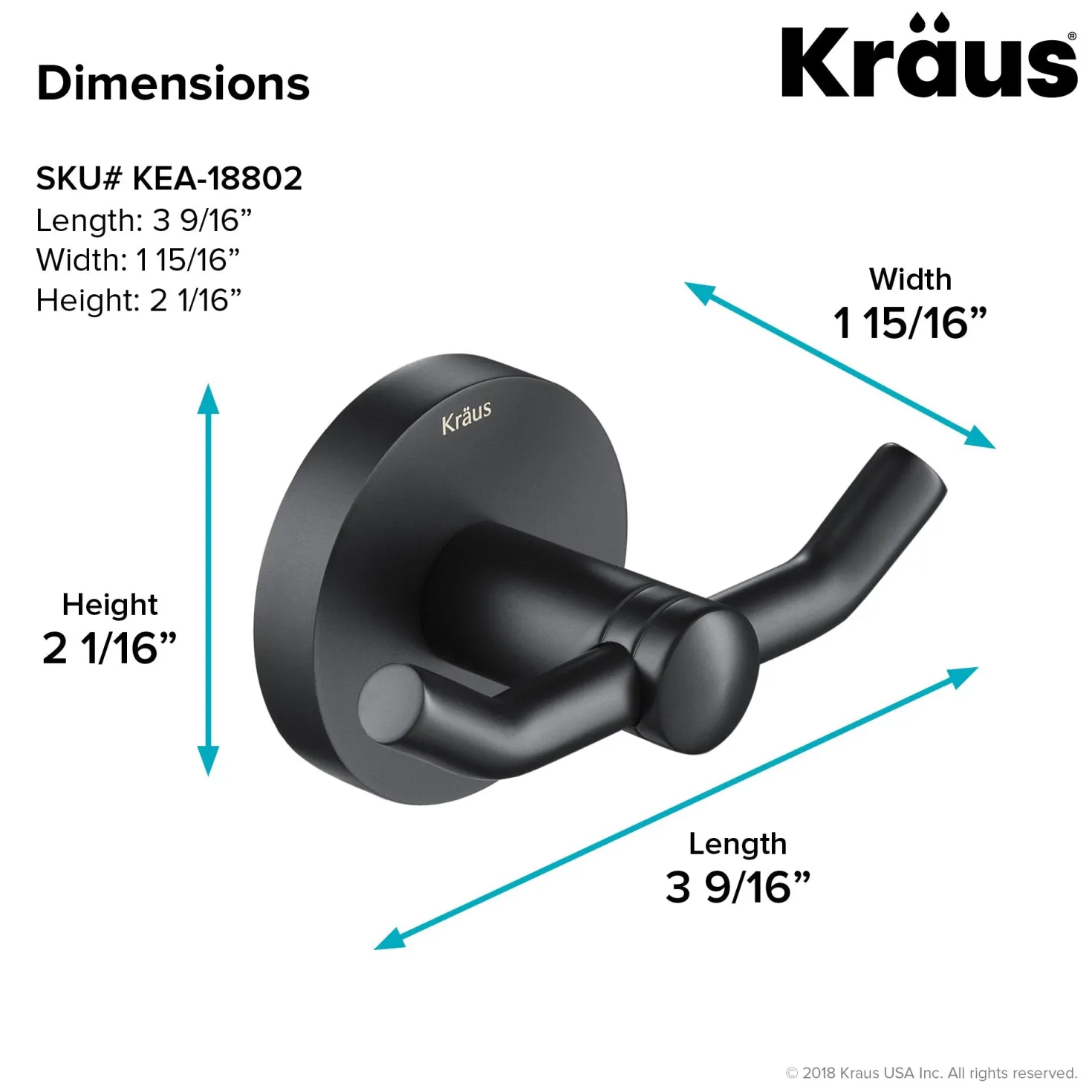 KRAUS Elie 4-Piece Matching Bath Hardware Set