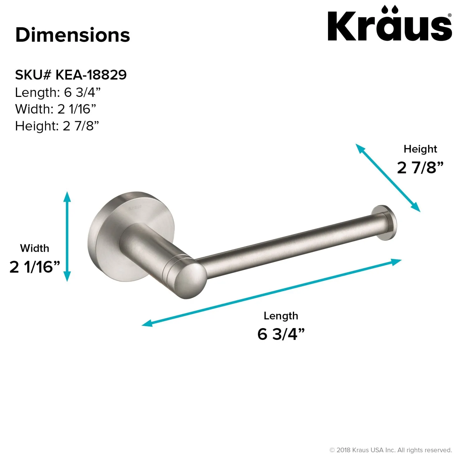 KRAUS Elie 4-Piece Matching Bath Hardware Set