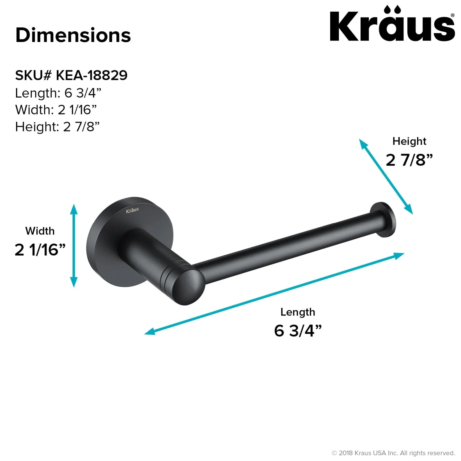 KRAUS Elie 4-Piece Matching Bath Hardware Set