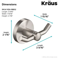KRAUS Elie 4-Piece Matching Bath Hardware Set