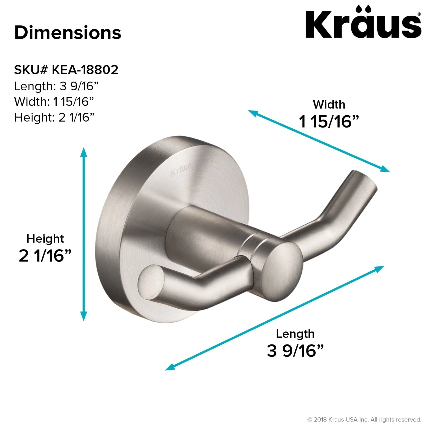 KRAUS Elie 4-Piece Matching Bath Hardware Set