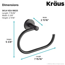KRAUS Elie 4-Piece Matching Bath Hardware Set