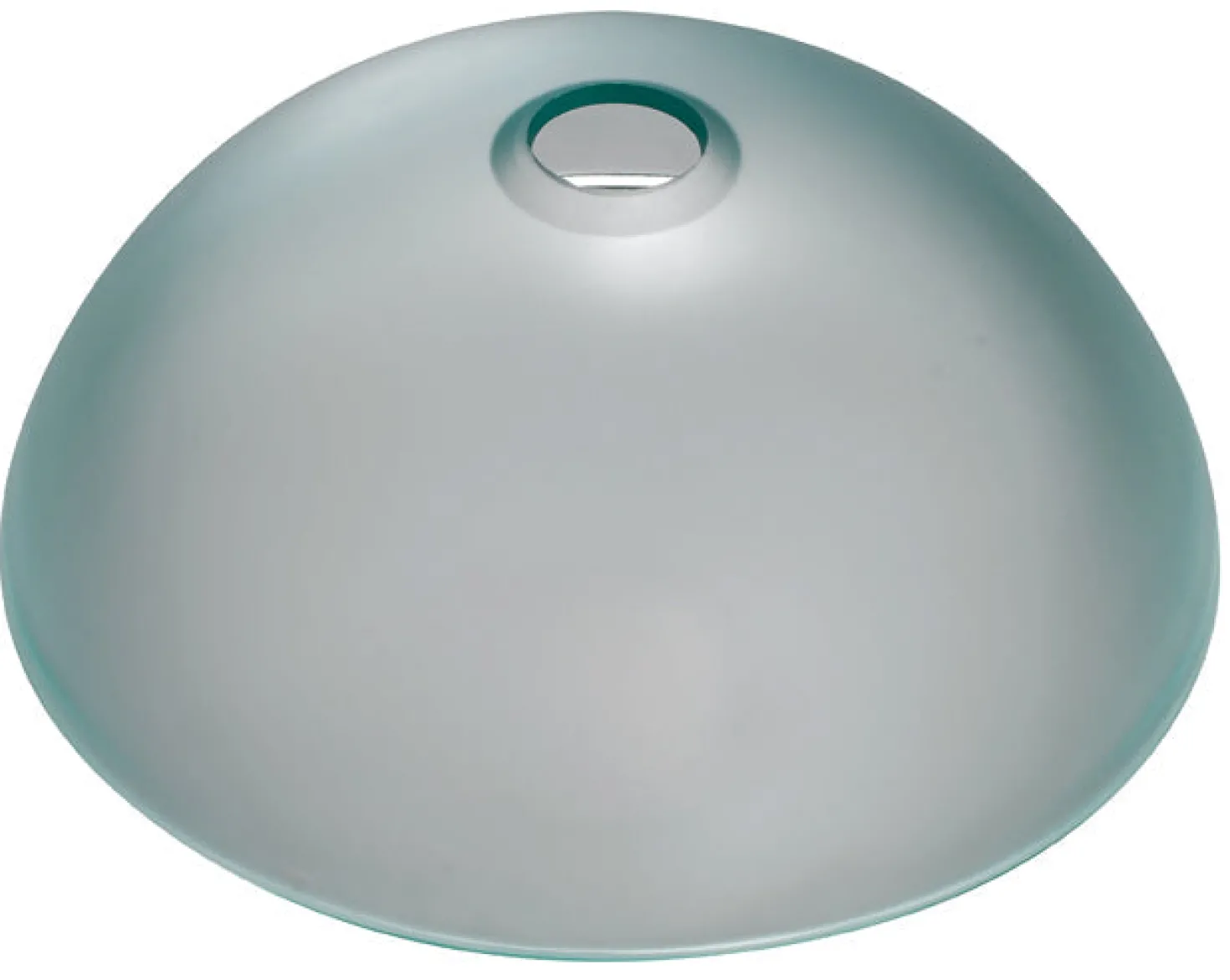 KRAUS Frosted 14" Glass Vessel Bathroom Sink with PU-MR