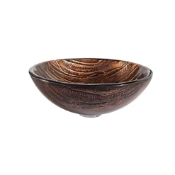 KRAUS Gaia Glass Vessel Sink and Ramus Faucet