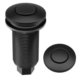 KRAUS Garbage Disposal Push Button Air Switch Kit in Matte Black