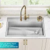 KRAUS Glass Rinser in Brushed Brass