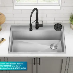 KRAUS Glass Rinser in Matte Black