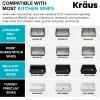 KRAUS 3/4HP Continuous Feed Garbage Disposal