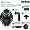 KRAUS 1 HP Continuous Feed Garbage Disposal