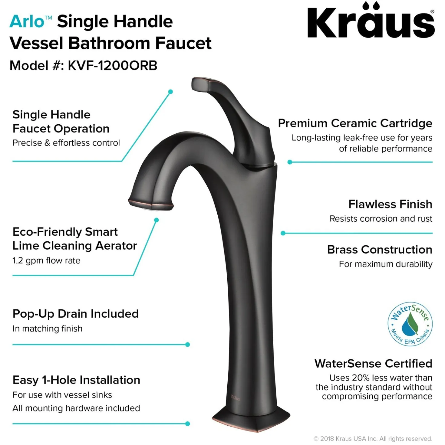 KRAUS 22-Inch Rectangular Gold Glass Bathroom Vessel Sink and Arlo Faucet Combo Set with Pop-Up Drain