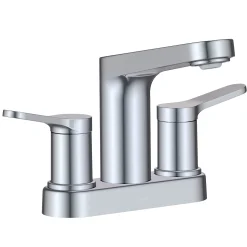 KRAUS Indy 2-Handle 4-inch Centerset Bathroom Faucet in Chrome
