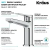 KRAUS Indy Single Handle Bathroom Faucet in Chrome