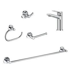 KRAUS Indy Single Handle Bathroom Faucet with 24