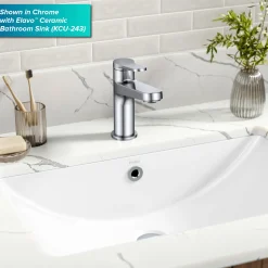 KRAUS Indy Single Handle Bathroom Faucet in Spot-Free Brushed Nickel