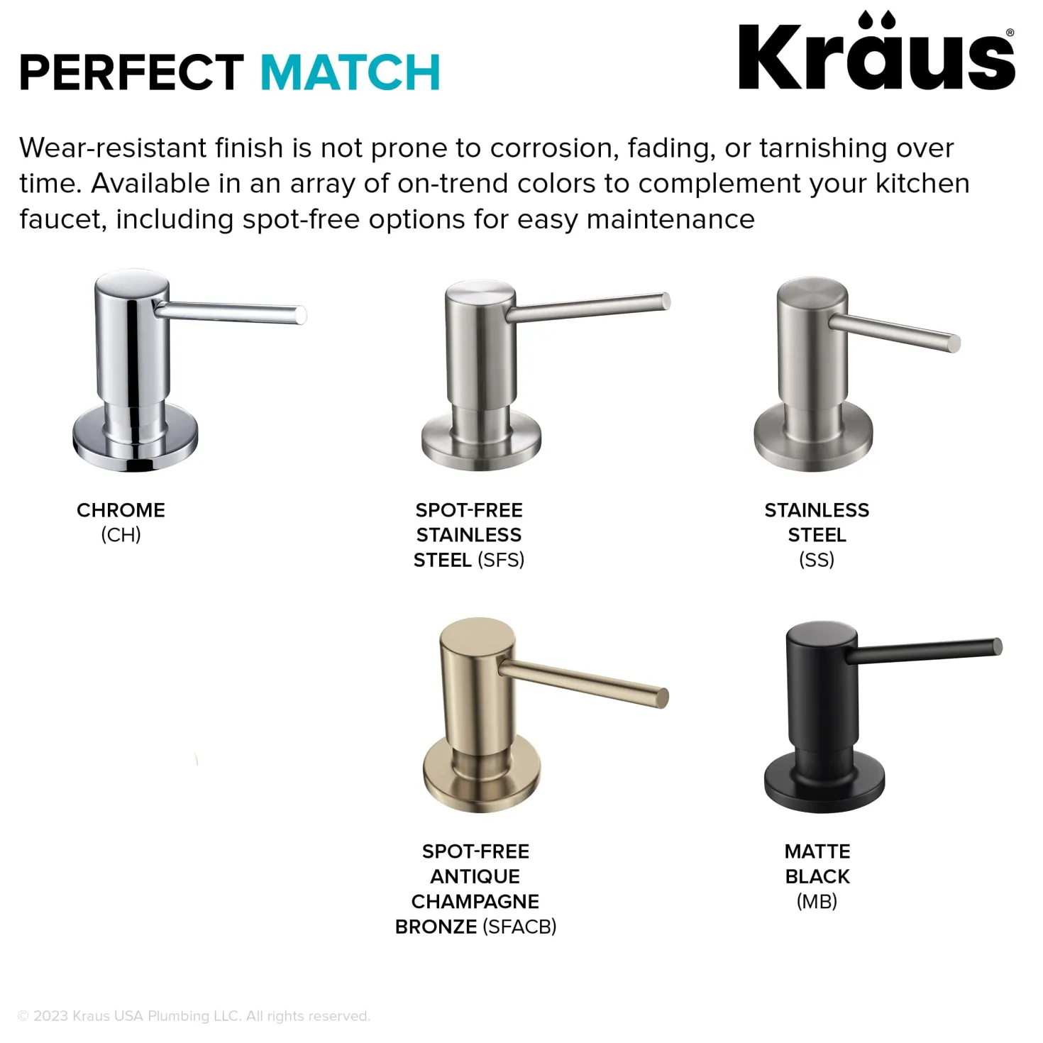 KRAUS Kitchen Soap Dispenser | KSD-43
