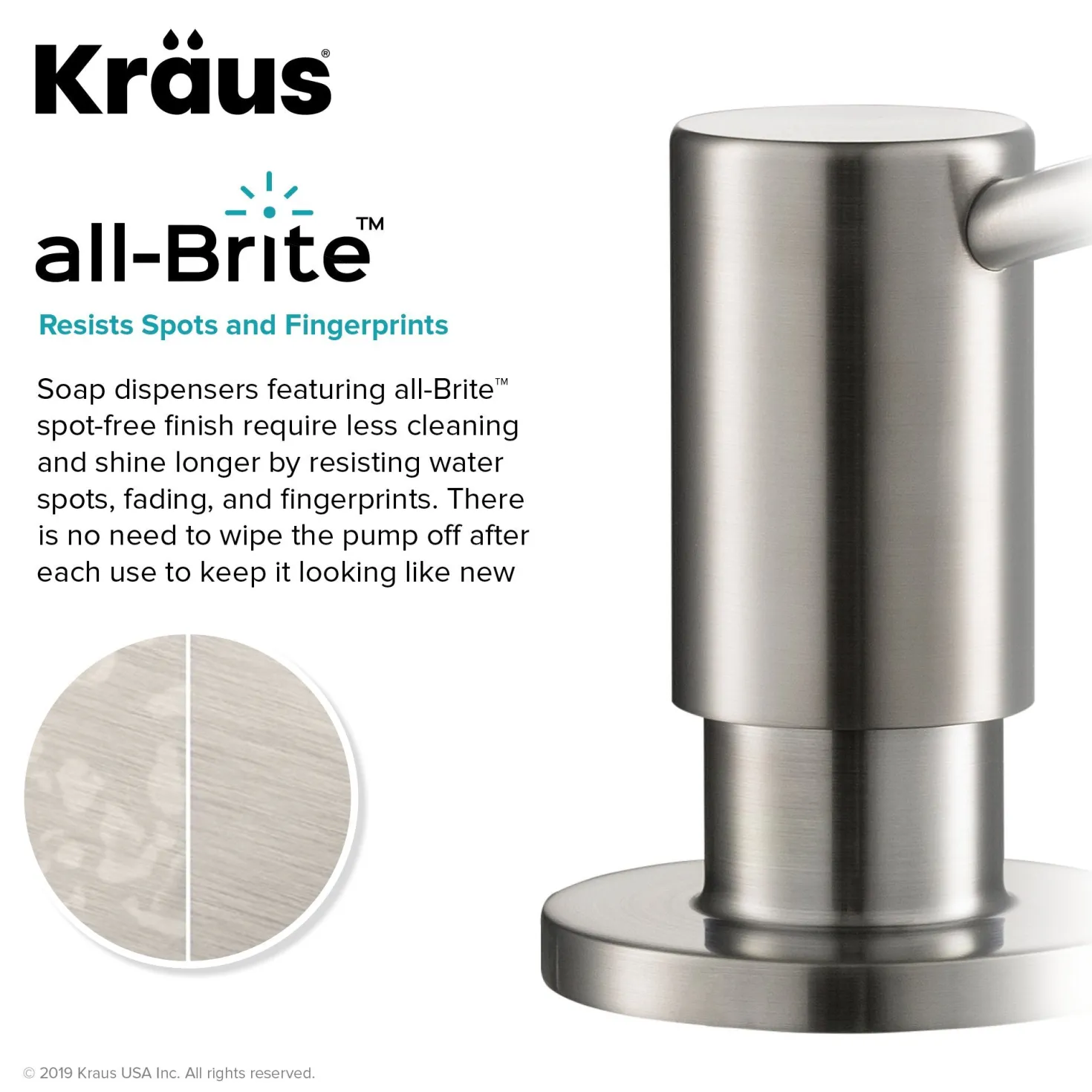 KRAUS Kitchen Soap Dispenser | KSD-43