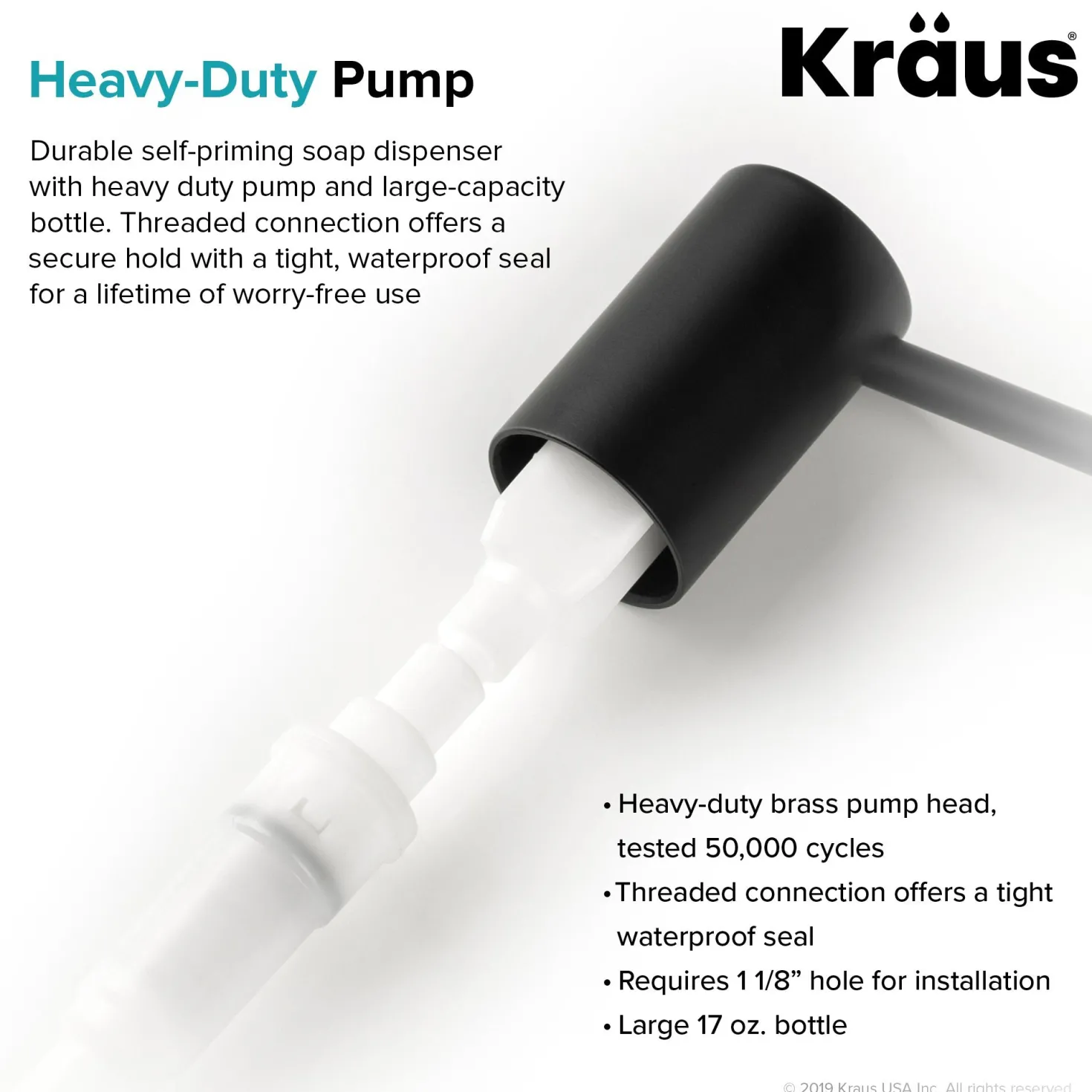 KRAUS Kitchen Soap Dispenser | KSD-43